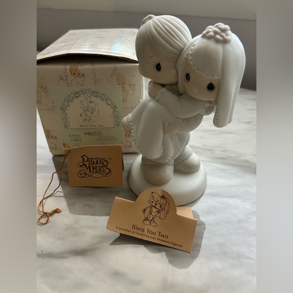 Vintage Precious Moments Bless You
Two Wedding Figurine